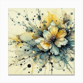 Watercolour Flower Canvas Print