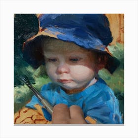 Portrait Of A Child Canvas Print