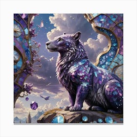 Crystal Mammal Canvas Print