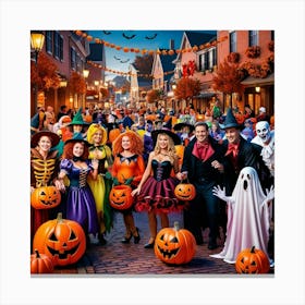 Halloween Festival Canvas Print