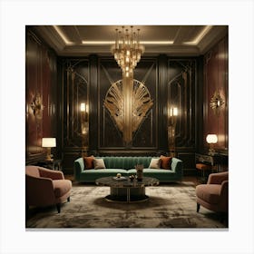 Deco Living Room 30 Canvas Print