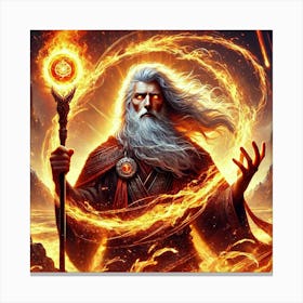 Ronan Mentor Elder Inferno Canvas Print