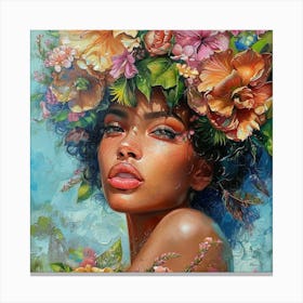 'Flora' 4 Canvas Print