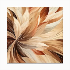 Abstract Flower Canvas Print