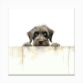 Wirehaired Pointing Griffon Dog Canvas Print