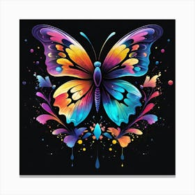 Butterfly Painting 155 Canvas Print