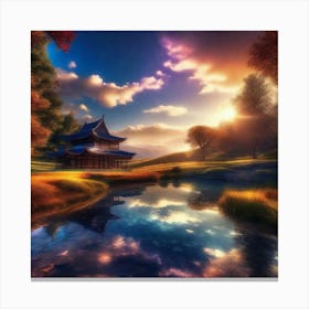 Asian Landscape 2 Canvas Print