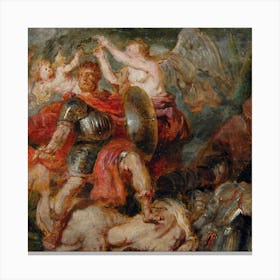 Battle Of Sparta Canvas Print