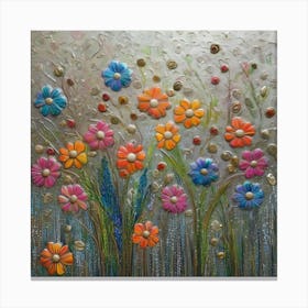 Flowers meadow 4 Canvas Print