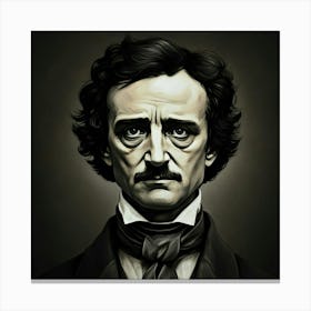 Edgar Allan Poe Canvas Print