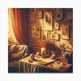 Old Fashioned Room Canvas Print