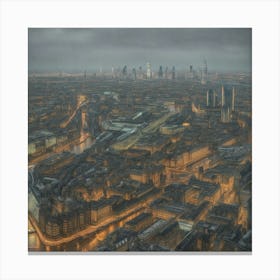 London At Night Canvas Print