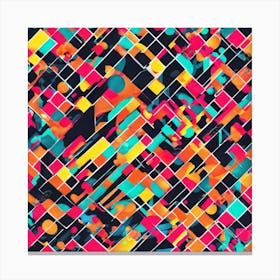 Abstract Geometric Pattern 14 Canvas Print