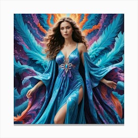 Angel Of The Night Canvas Print