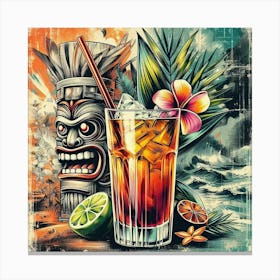 Tiki Cocktail 12 Canvas Print