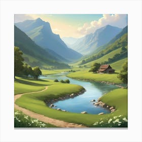 Cabin of Calm Canvas Print