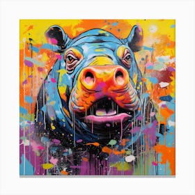 Hippo 2 Canvas Print