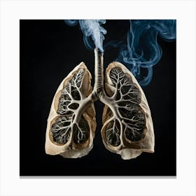 Lungs Stock Videos & Royalty-Free Footage 15 Canvas Print