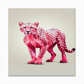 Default Minimalist The Whole Body Of A Pink Cheetah On The Pro 3 Canvas Print