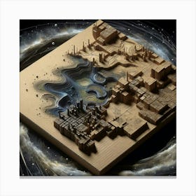 Space City 3 Canvas Print