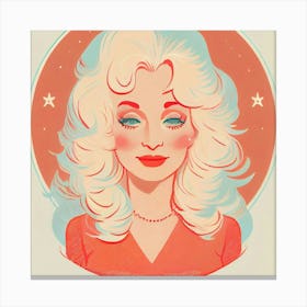 Dolly Parton 3 Canvas Print