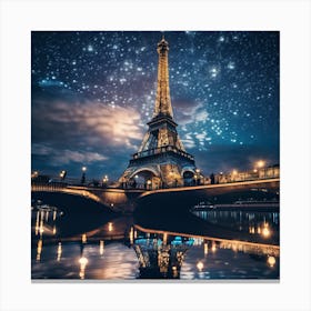 effle tower in paris 2 Canvas Print