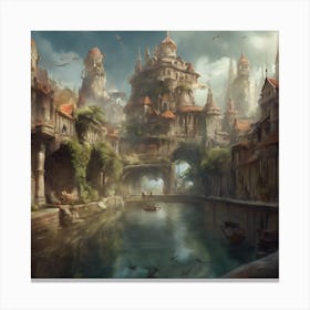 Fantasy City 31 Canvas Print