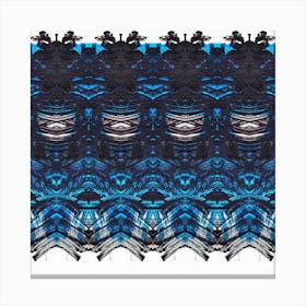 Abstract Blue Cover Art Canvas Print