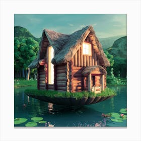 Floating House Canvas Print