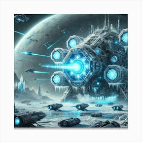 Glacial Leviathan Canvas Print