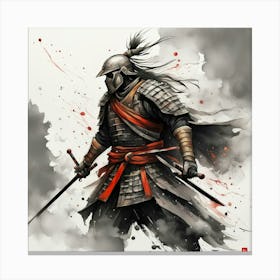 Samurai Warrior 1 Canvas Print