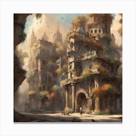 Fantasy City 16 Canvas Print