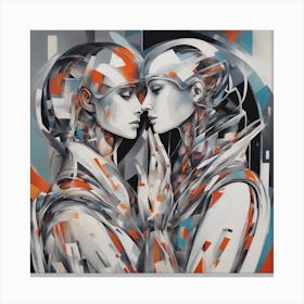 'The Kiss' Canvas Print