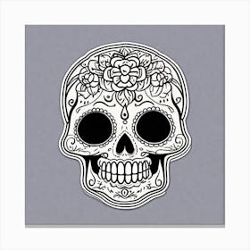 Sugar Skull 1 Canvas Print