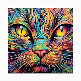 Magical Cat 9 Canvas Print