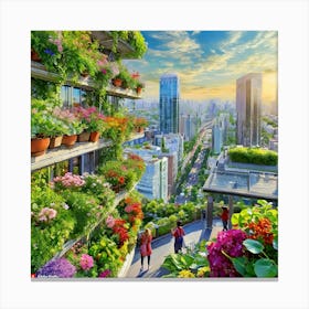 Vertical Garden Canvas Print