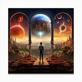 Explore the multiverse Canvas Print