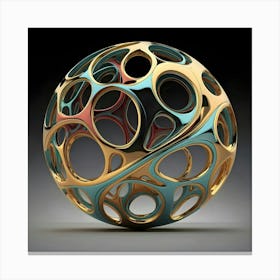 Abstract Sphere 1 Canvas Print