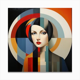 Bauhaus Turkish Woman 01 Canvas Print