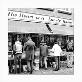 The Heart Is A Lonely Hunter Street Photography Square Canvas Print