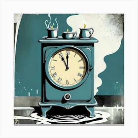 Clock Canvas Print