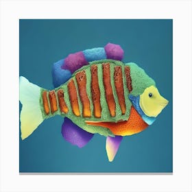 Fuzzyfish Canvas Print