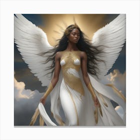 Angel Of The Sky Canvas Print