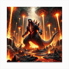 Pyroclastic Colossus 5 Canvas Print