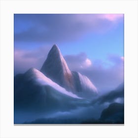 Mountain In The Sky Canvas Print