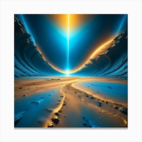 Surreal landscape Canvas Print