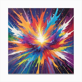 Explosion Canvas Print