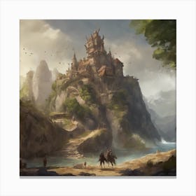 Fantasy Castle 64 Canvas Print