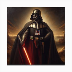Darth Vader Oil Painting On Canvas Star Wars Art Print Canvas Print