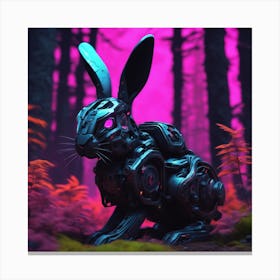 Rabbit In The Forest 72 Canvas Print